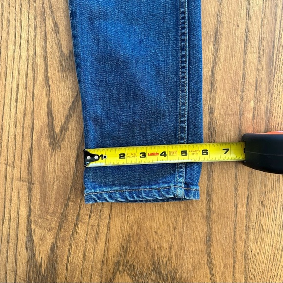 Re/Done Originals Mid Rise Straight Leg Jeans Medium Wash Size 27 Made in USA - Picture 5 of 13
